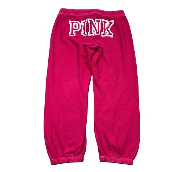 Jogger Victoria's Secret Sport Mauve Taille M - Pants Sweat Femme Avec Poches